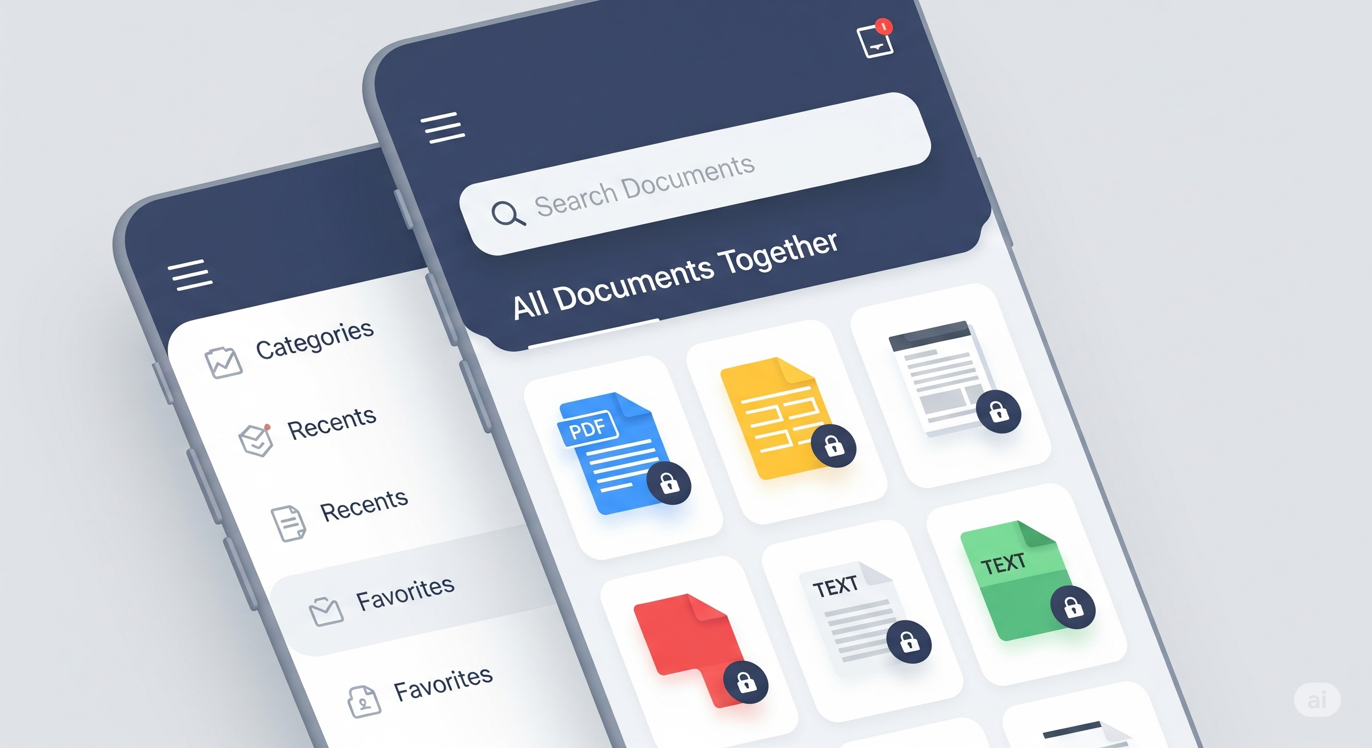 Illustration of a secure LIFEINIT interface